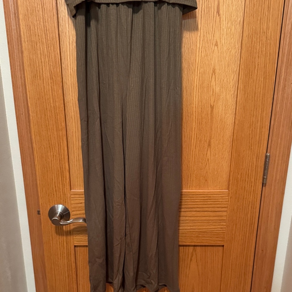 Zenana Outfitters Dark Brown Jumpsuit - Picture 3 of 5
